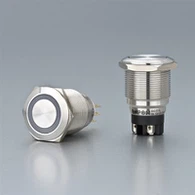 GQ22-L DIY 金属ネジ押しボタン スイッチ